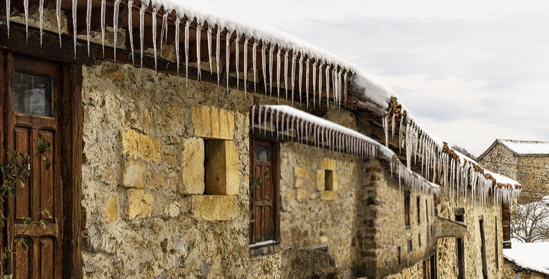 Inviernos habitados: carámbanos y&nbsp;nieve.